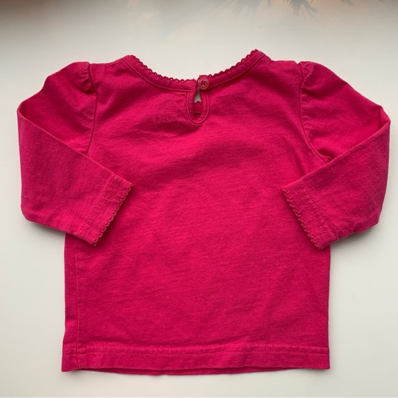 3/$10 GEORGE Baby girl long sleeve top 0-3m - Picture 3 of 3